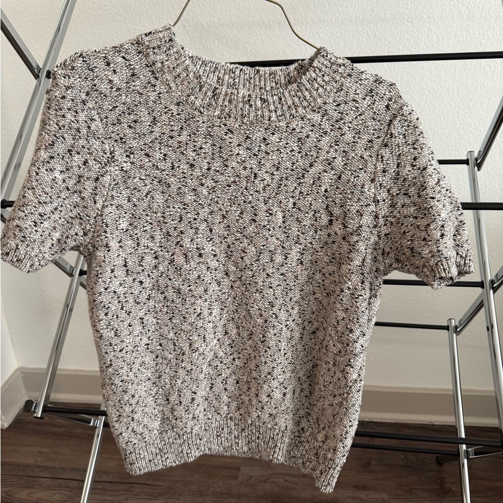 Women's Speckled Knit Top